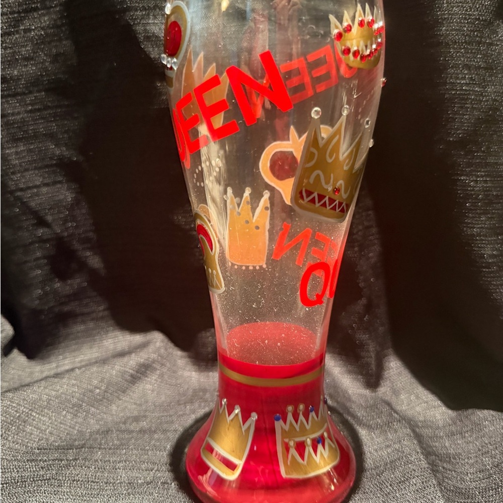 Lolita Red and Gold Crown Motif Pilsner